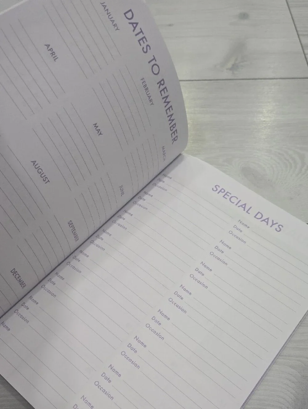2027-2028 Monthly Planner - Lavender Butterfly Cover